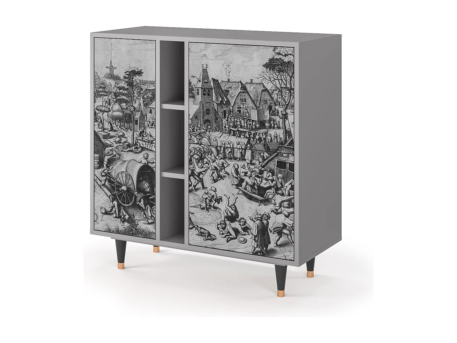 Buffet - 94х96х41 cm - BS5 - The Festival of Saint, Gris