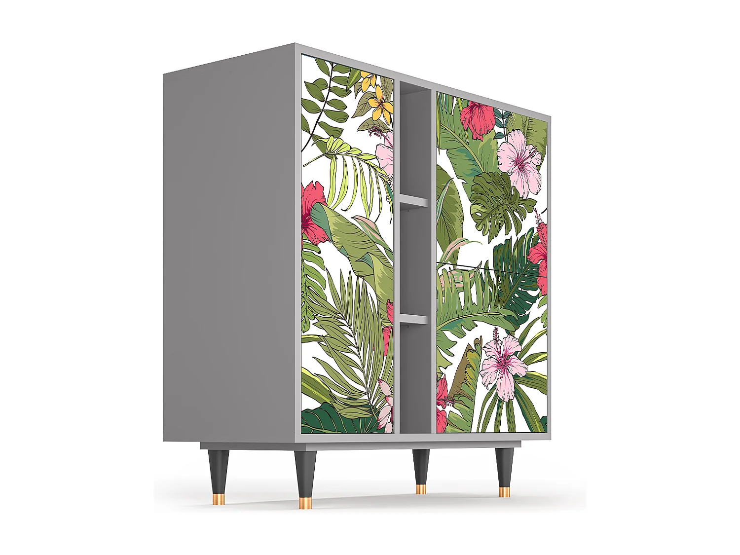 Buffet - 94х96х41 cm - BS5 - Verdant Tropics, Gris