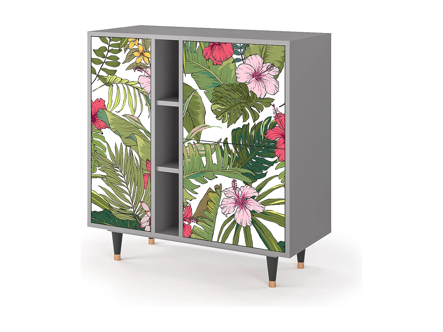 Buffet - 94х96х41 cm - BS5 - Verdant Tropics, Gris