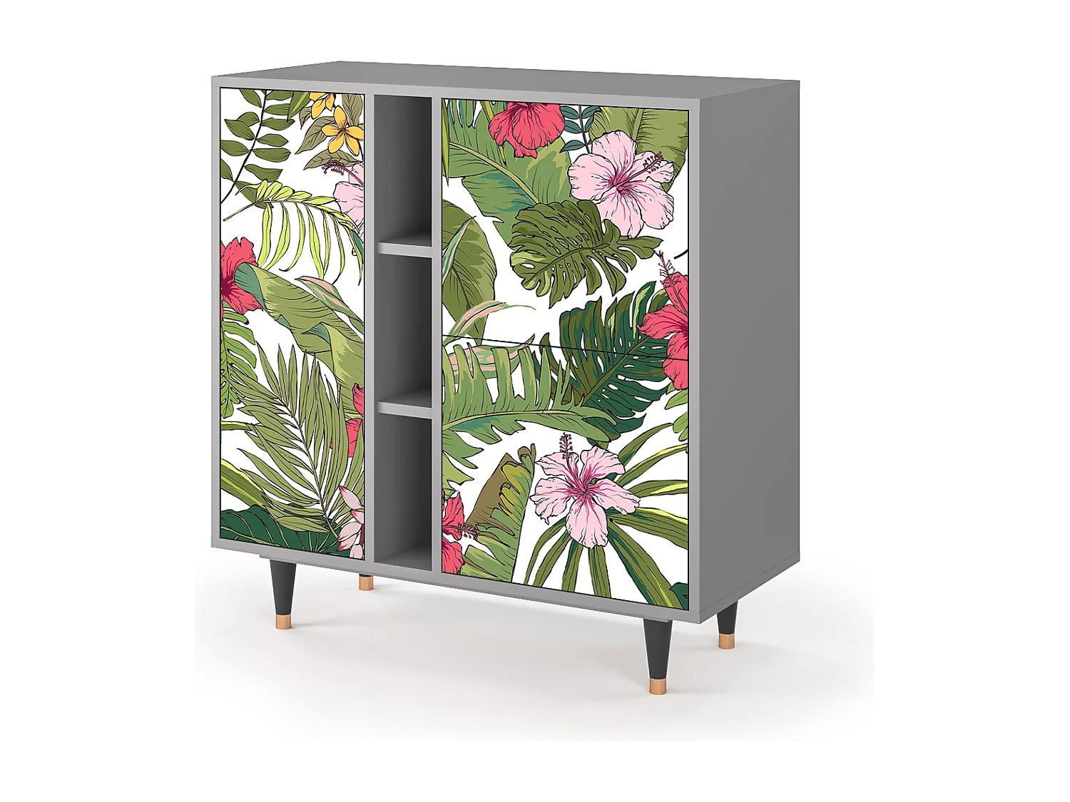 Buffet - 94х96х41 cm - BS5 - Verdant Tropics, Gris