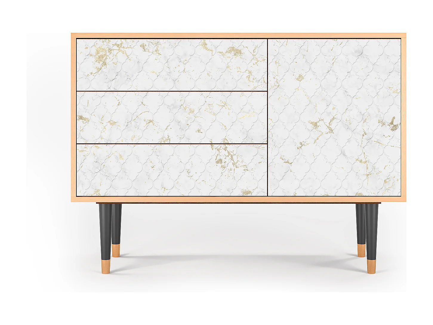Credenza - 115х84х41 cm - S3 - Sweet Cotton, Noce