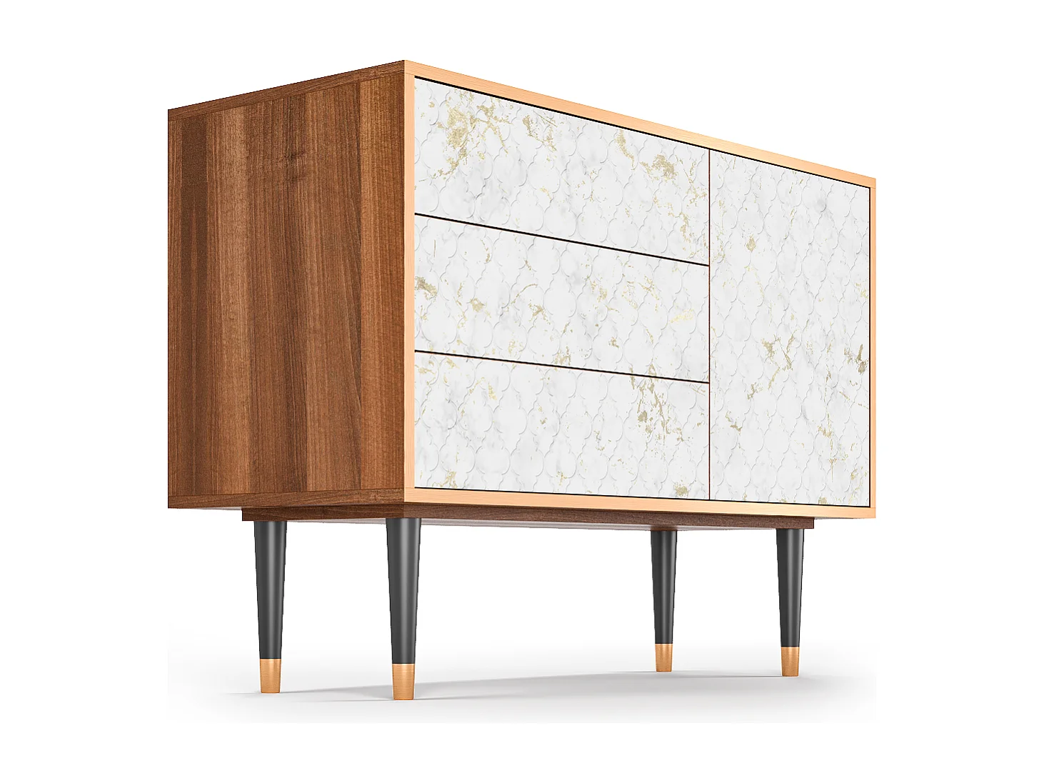 Credenza - 115х84х41 cm - S3 - Sweet Cotton, Noce