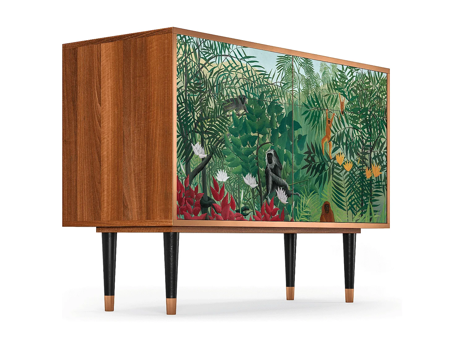 Credenza - 115x85x48 cm - BS4 - Jungles in Paris, Noce