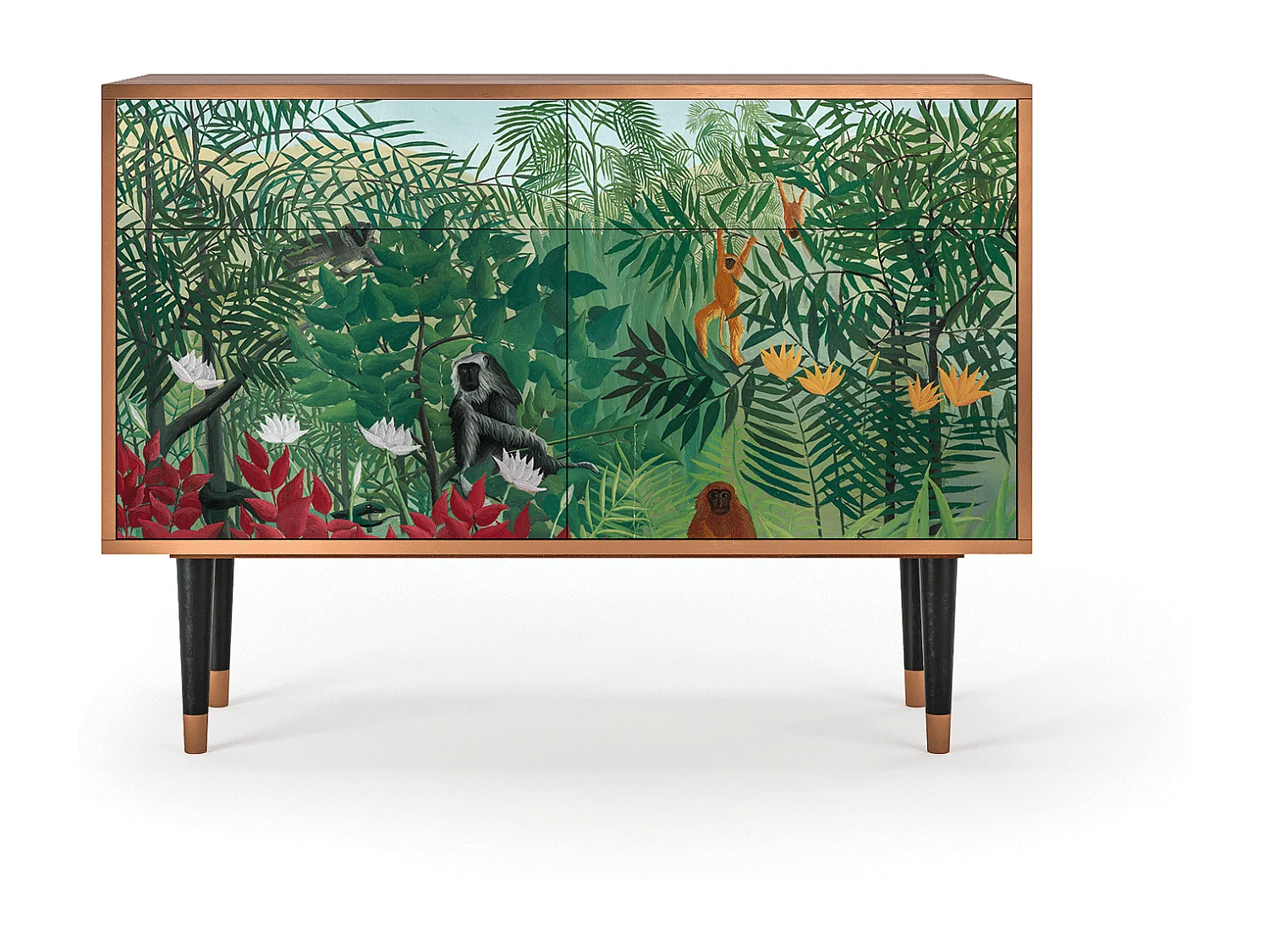 Buffet - 115x85x48 cm - BS4 - Jungles in Paris, Noyer