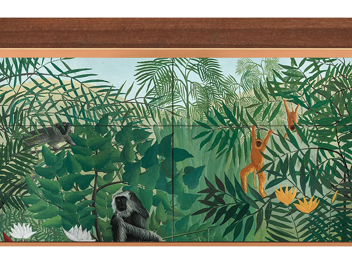 Buffet - 115x85x48 cm - BS4 - Jungles in Paris, Noyer