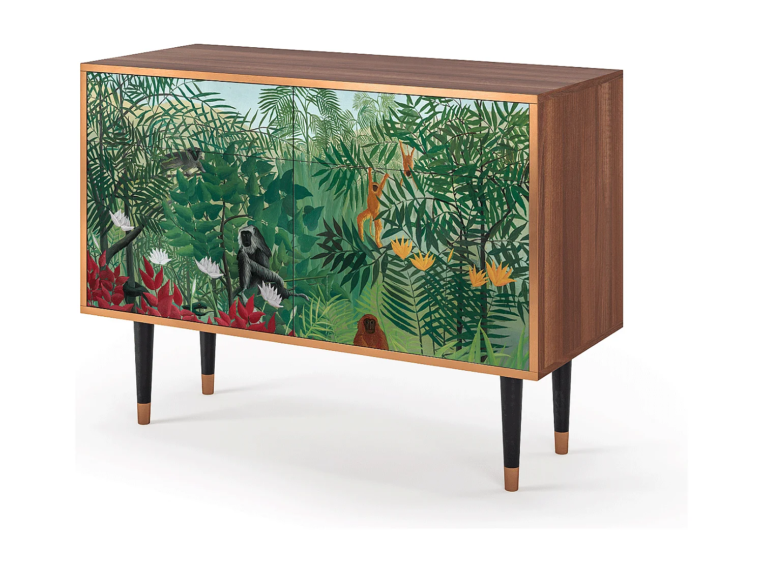 Credenza - 115x85x48 cm - BS4 - Jungles in Paris, Noce