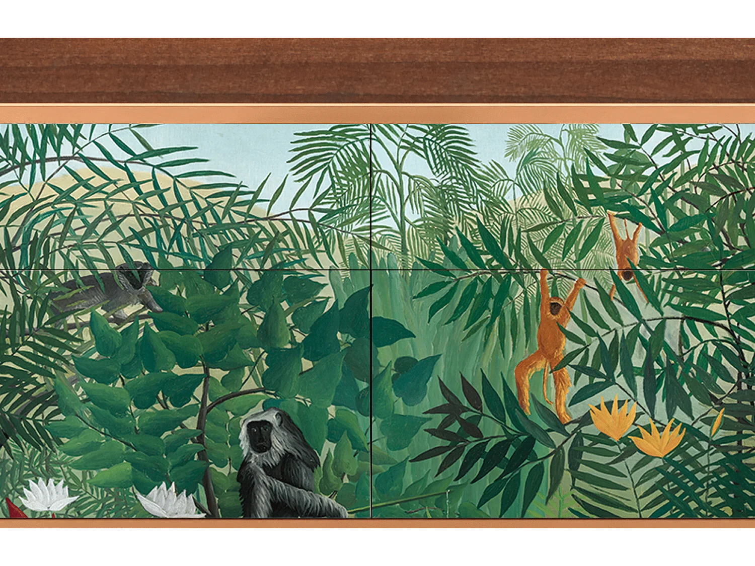 Credenza - 115x85x48 cm - BS4 - Jungles in Paris, Noce