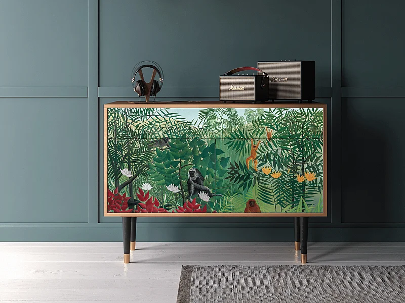Credenza - 115x85x48 cm - BS4 - Jungles in Paris, Noce