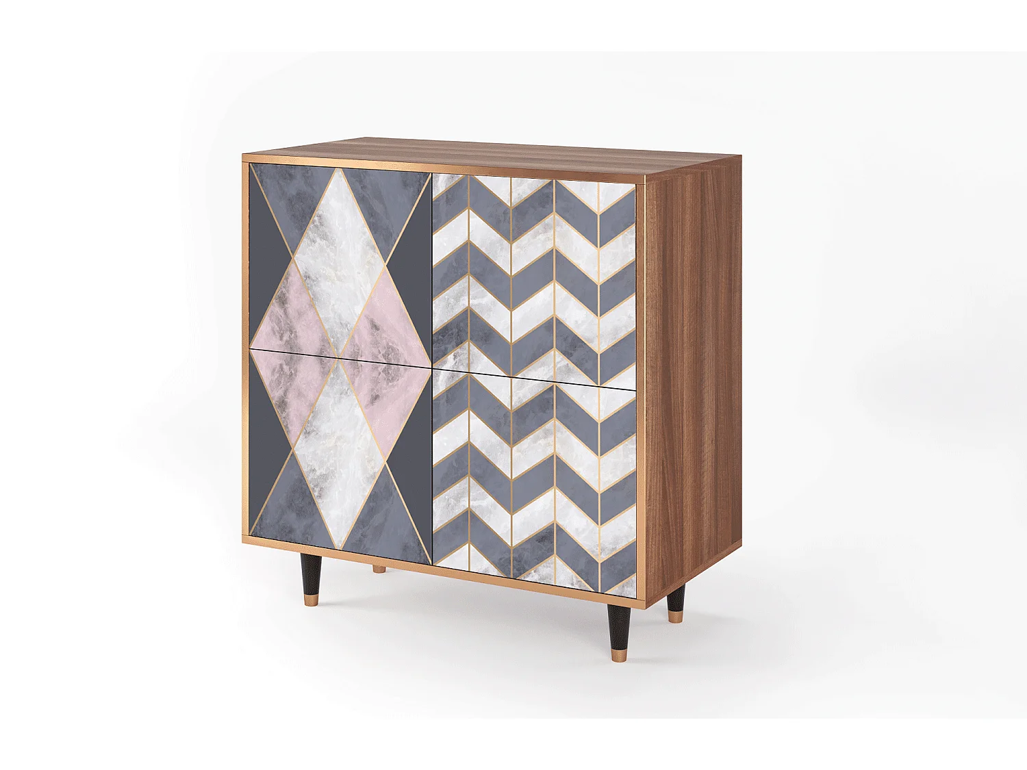 Dressoir - 94x96x48 cm - BS3 - Ideal Harmony, Walnoot