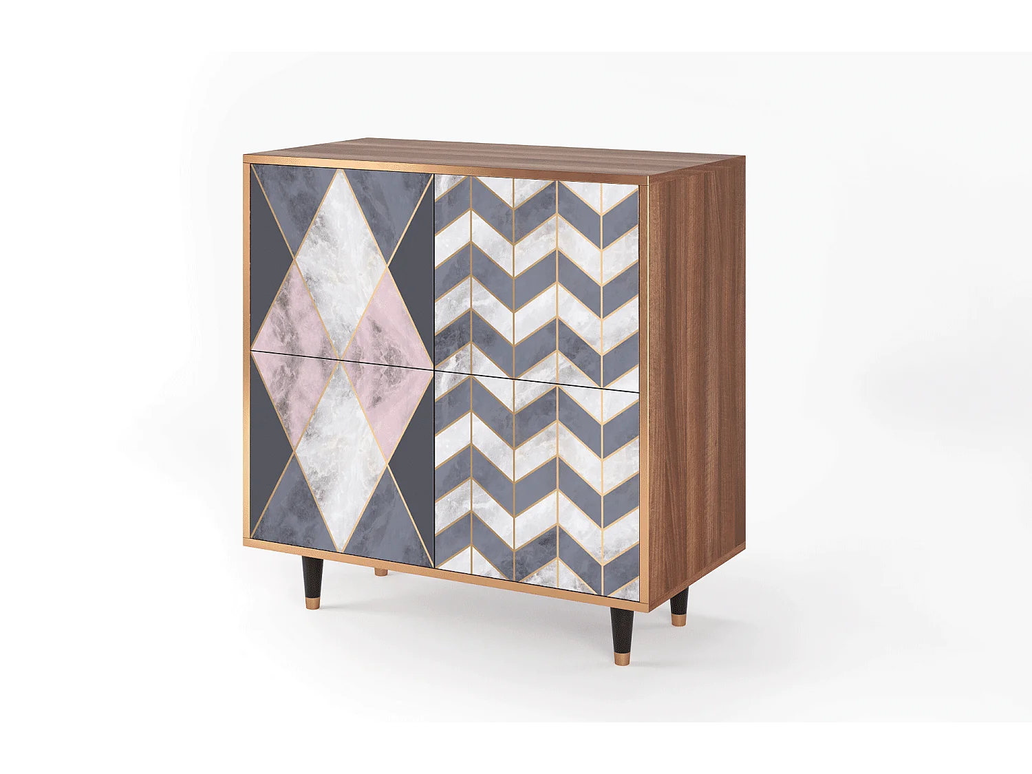 Buffet - 94x96x48 cm - BS3 - Ideal Harmony, Noyer