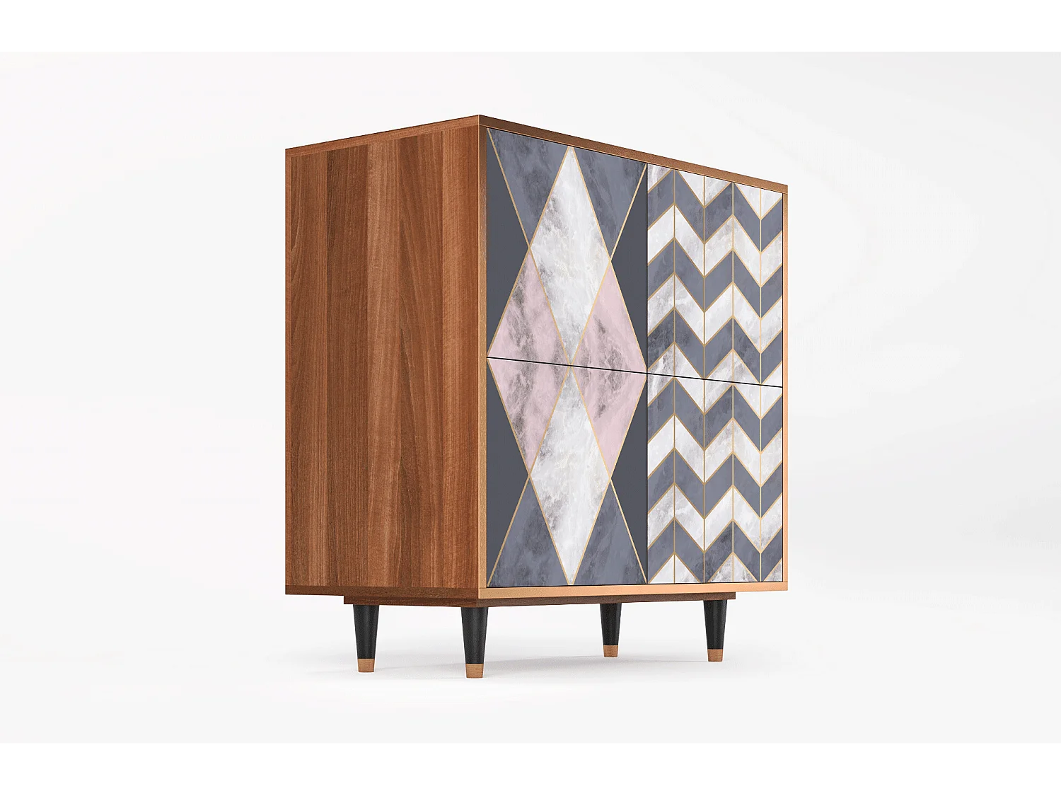 Buffet - 94x96x48 cm - BS3 - Ideal Harmony, Noyer