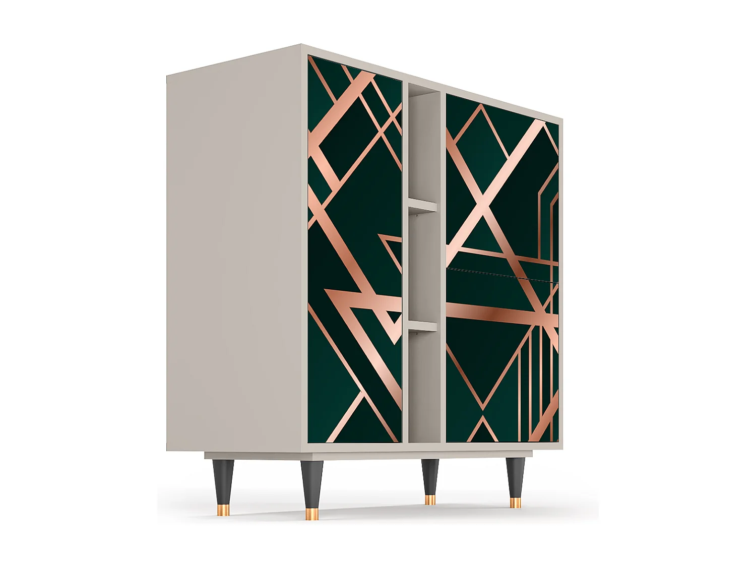 Buffet - 94х96х41 cm - BS5 - Emerald Gatsby, Sable