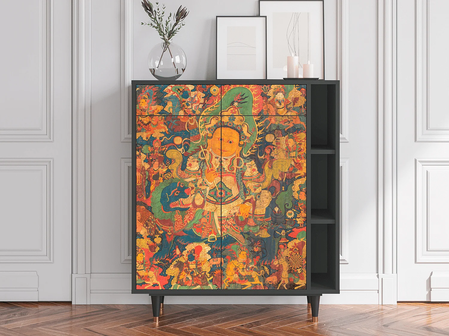 Dressoir - 96х110х41 cm - BS6 - God by Vaisravana , Antraciet