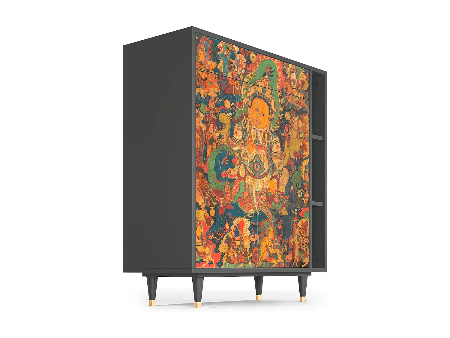 Buffet - 96х110х41 cm - BS6 - God by Vaisravana , Anthracite