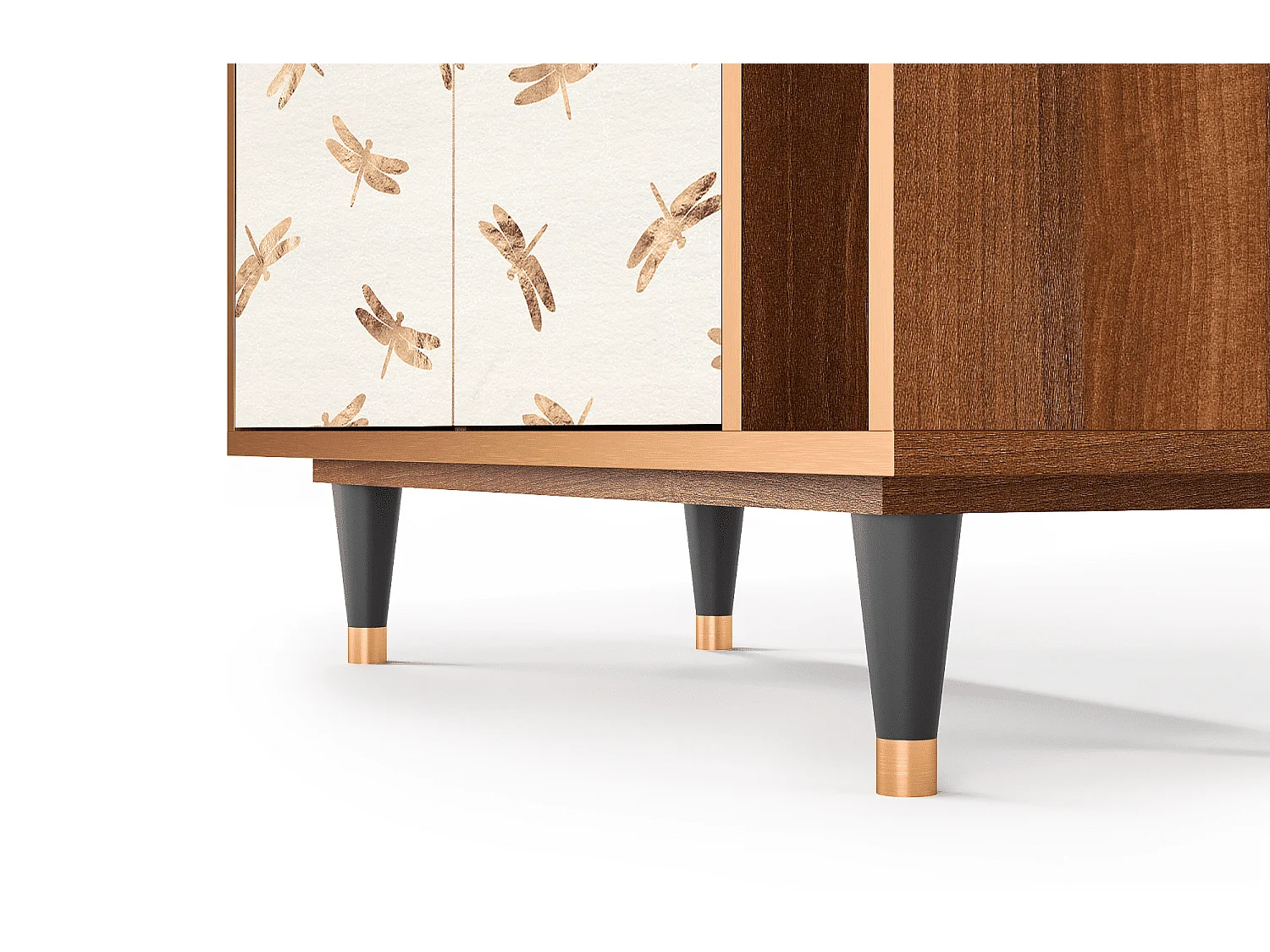 Dressoir - 96х110х41 cm - BS6 - Nude Dragonflies, Walnoot