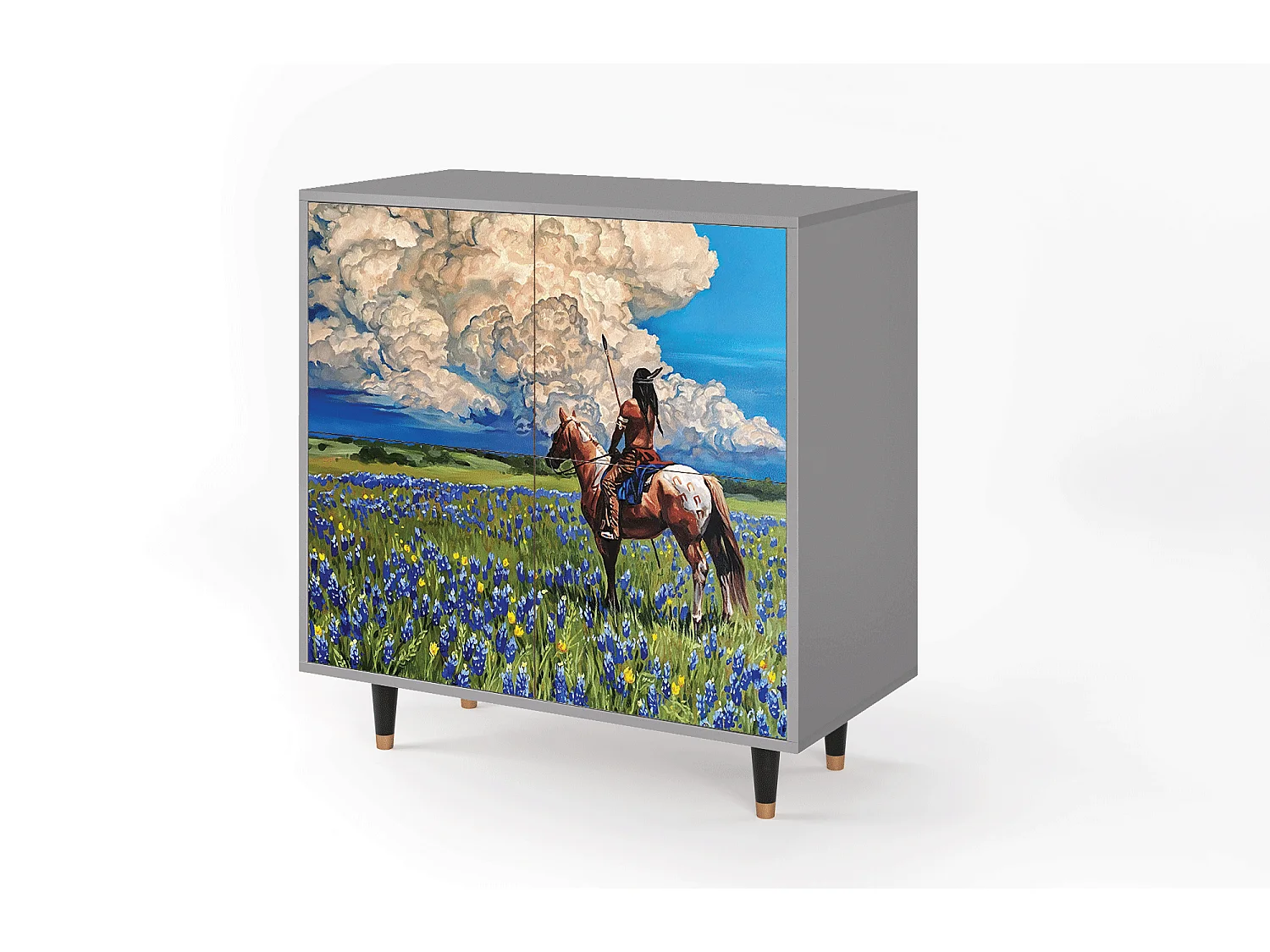 Buffet - 94x96x48 cm - BS3 - Thunderheads by Dean, Gris