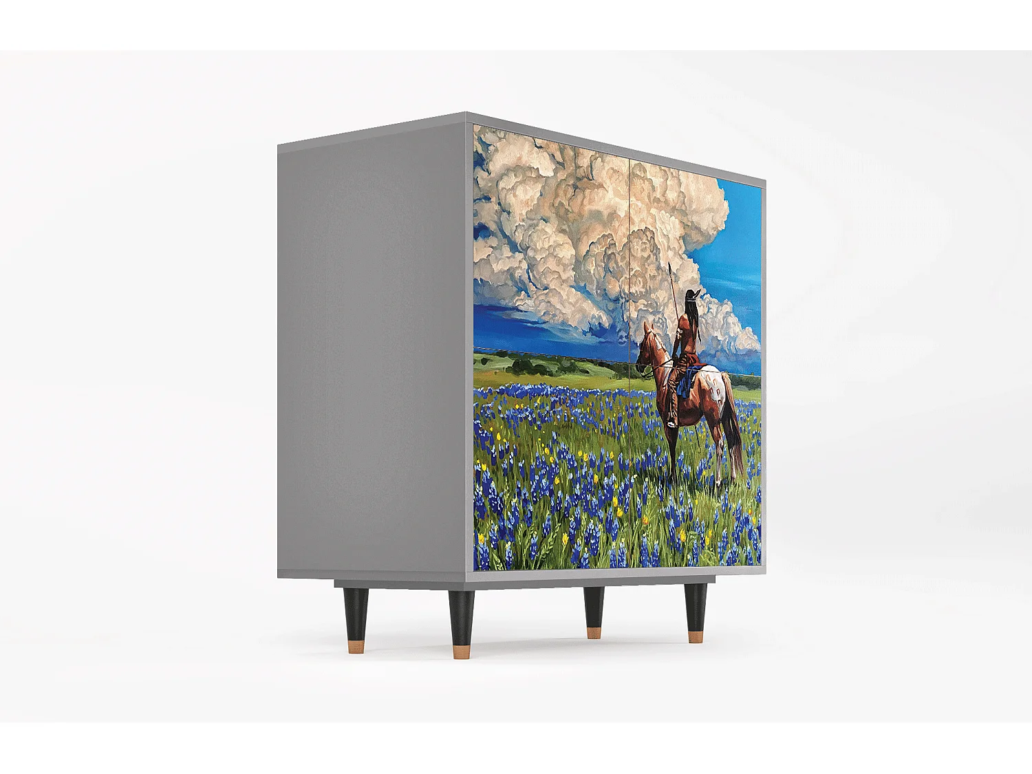 Buffet - 94x96x48 cm - BS3 - Thunderheads by Dean, Gris