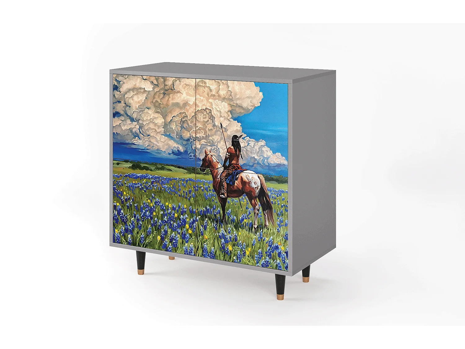 Dressoir - 94x96x48 cm - BS3 - Thunderheads by Dean, Grijs