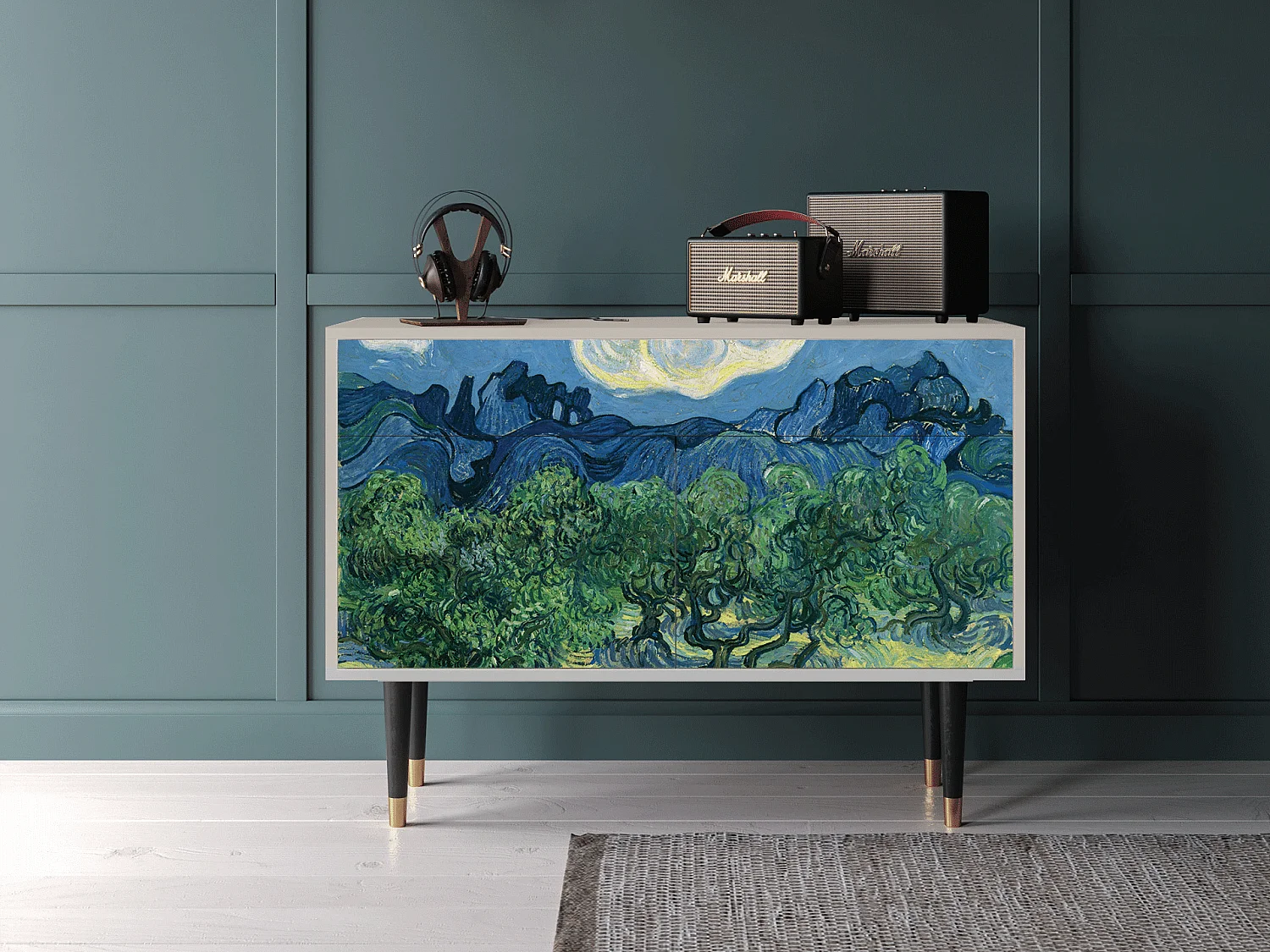 Credenza - 115x85x48 cm - BS4 - The Oil Trees, Sabbia