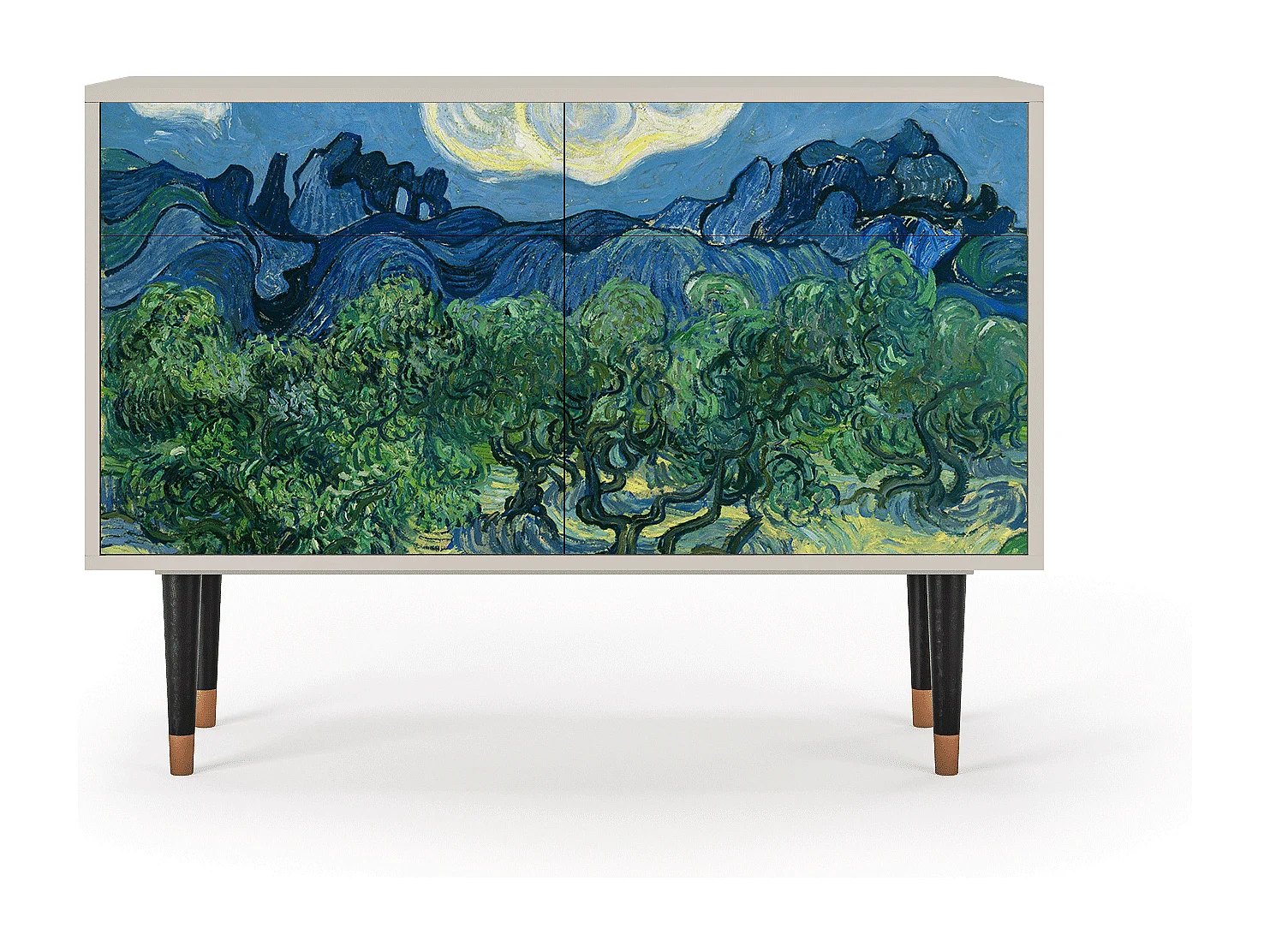 Credenza - 115x85x48 cm - BS4 - The Oil Trees, Sabbia