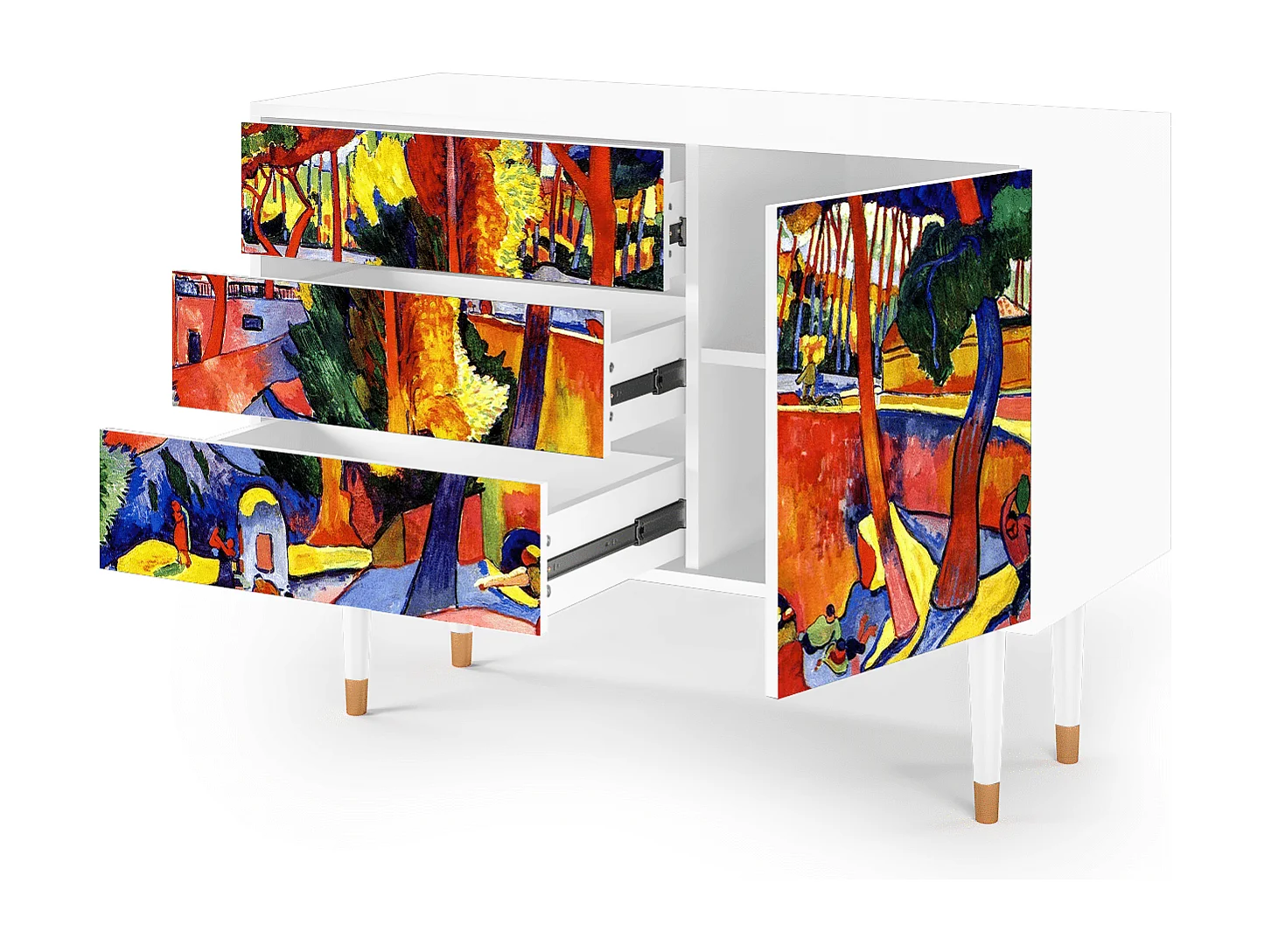 Credenza - 115х84х41 cm - S3 - The Turning Road, Bianco