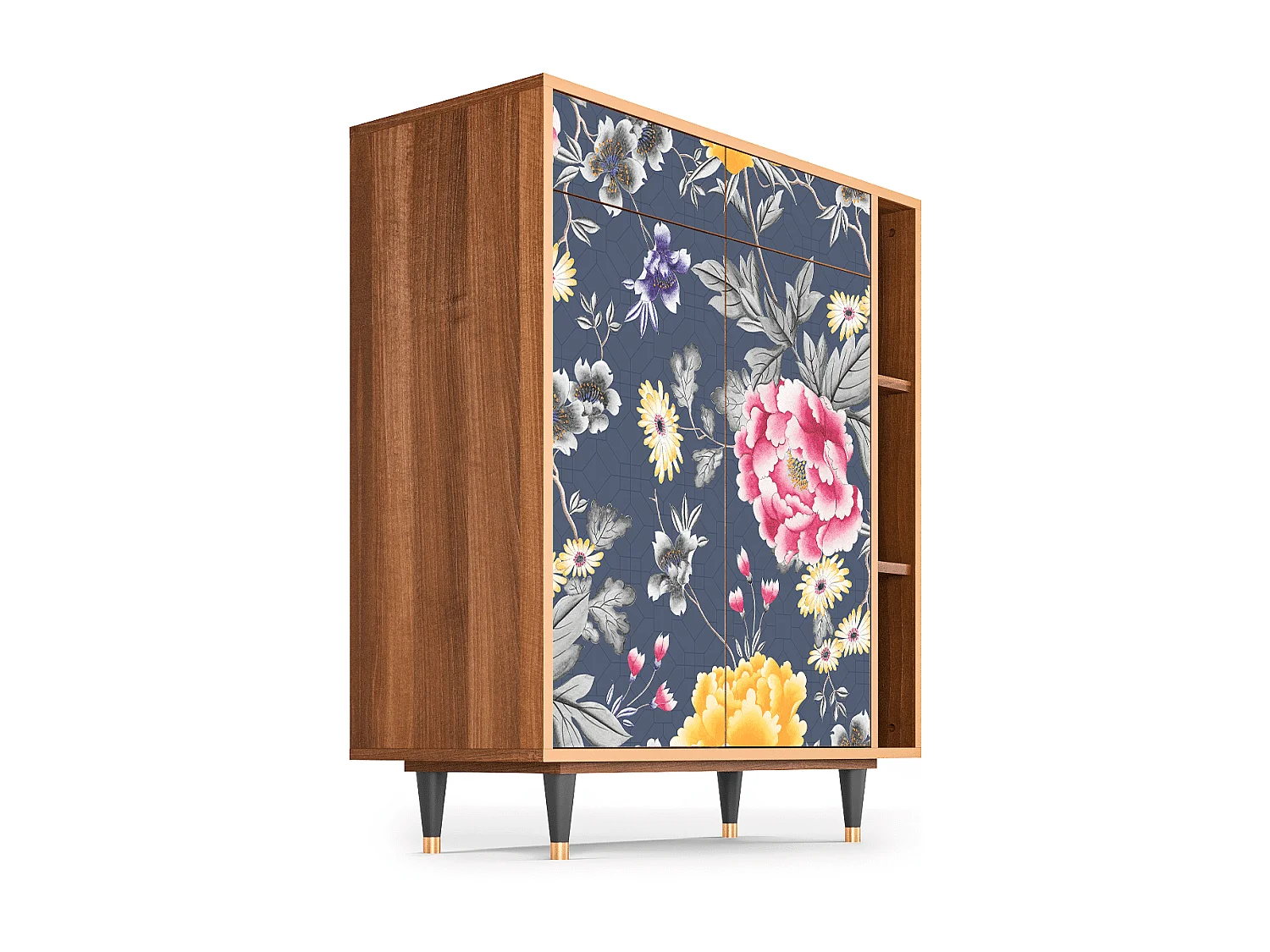 Buffet - 96х110х41 cm - BS6 - Dark Flower Bed, Noyer