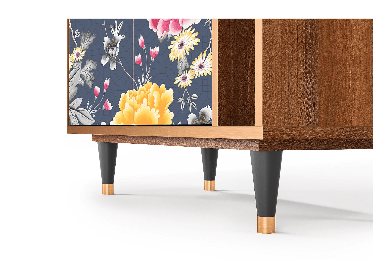 Buffet - 96х110х41 cm - BS6 - Dark Flower Bed, Noyer
