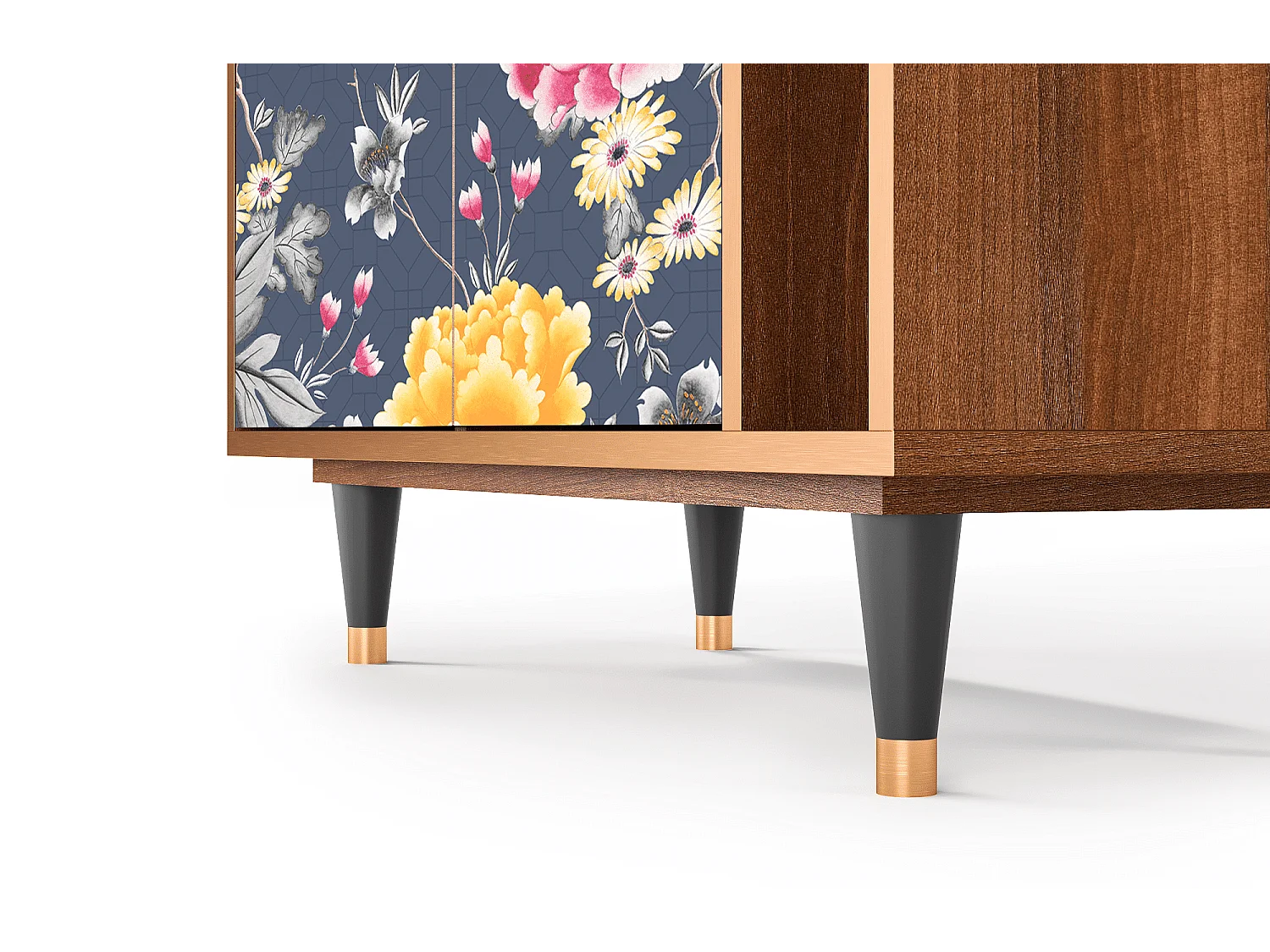 Buffet - 96х110х41 cm - BS6 - Dark Flower Bed, Noyer