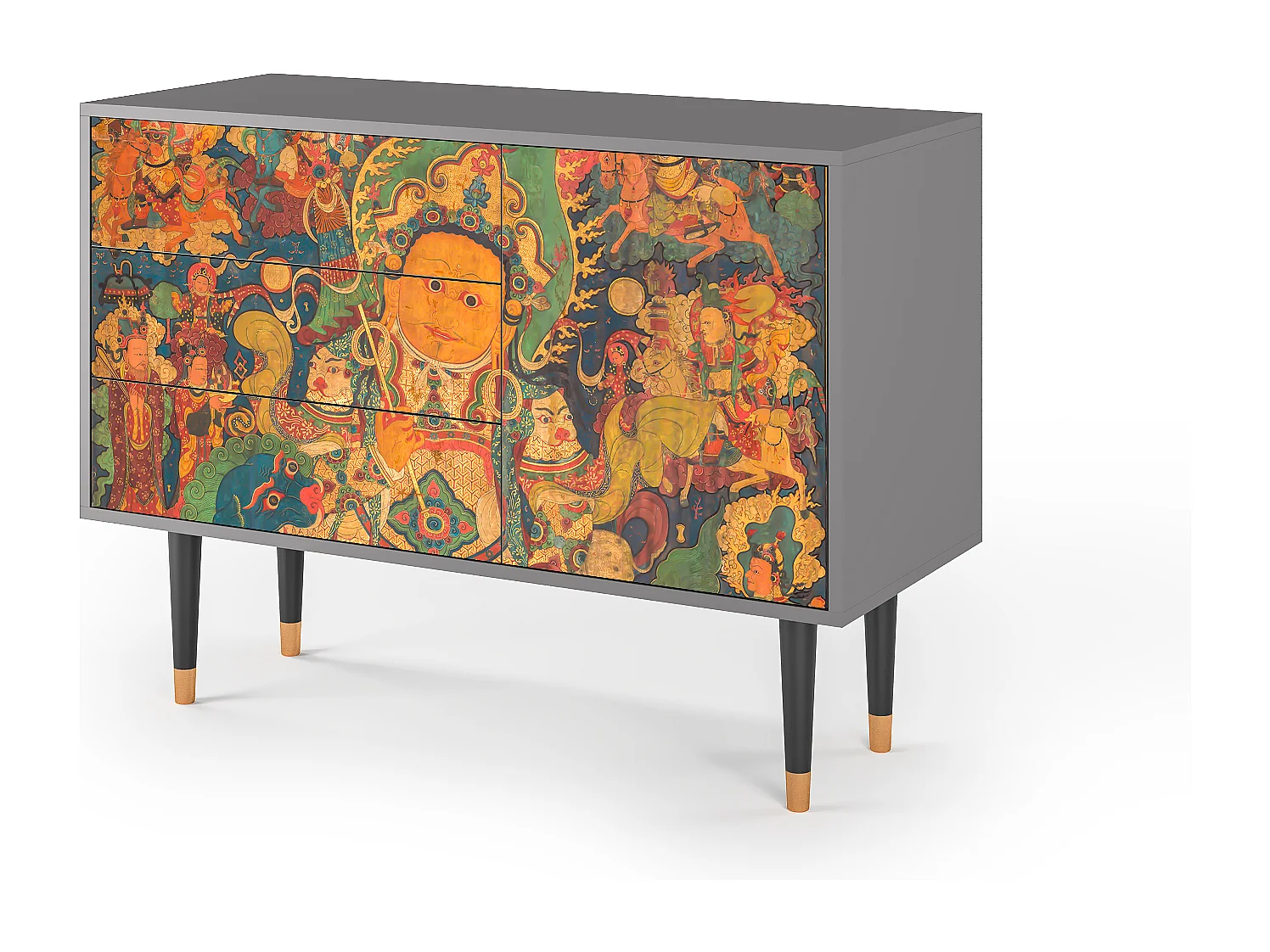 Aparador - 115х84х41 cm - S3 - God by Vaisravana , Gris