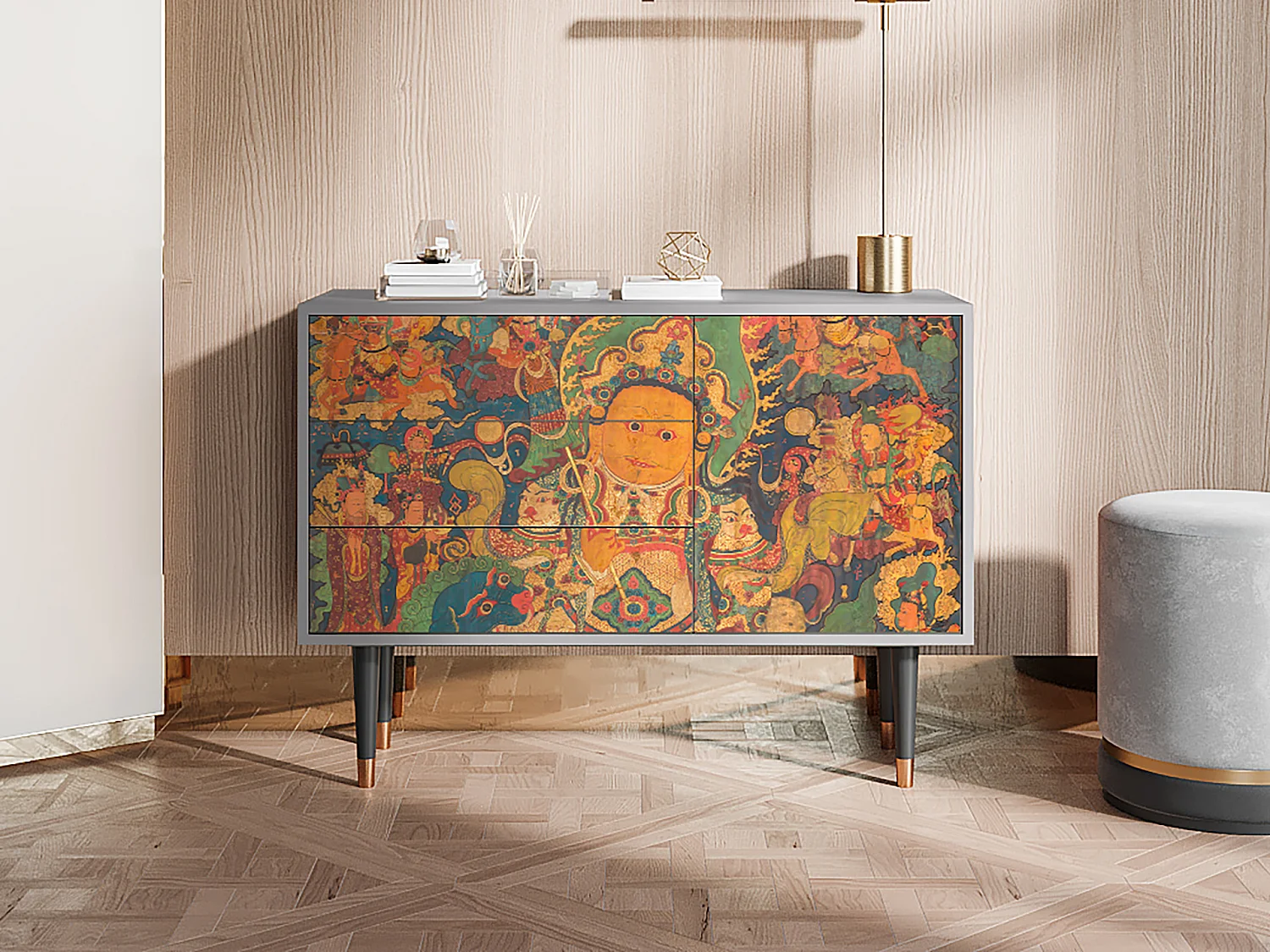 Credenza - 115х84х41 cm - S3 - God by Vaisravana , Grigio