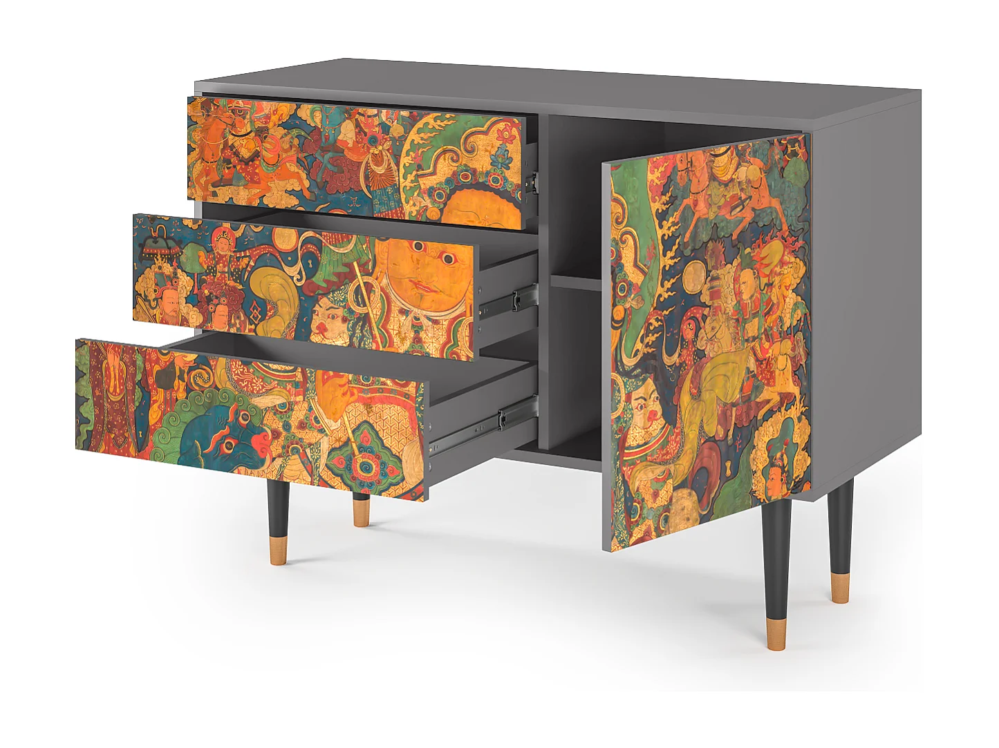 Credenza - 115х84х41 cm - S3 - God by Vaisravana , Grigio