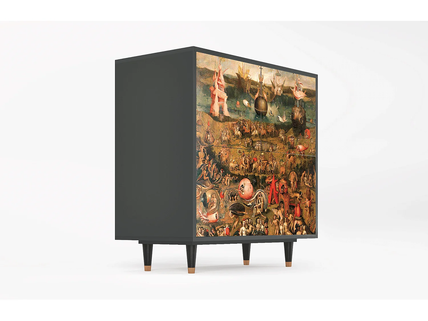 Dressoir - 94x96x48 cm - BS3 - Garden of Delights , Antraciet