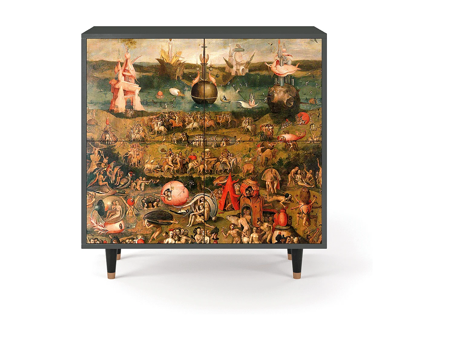 Dressoir - 94x96x48 cm - BS3 - Garden of Delights , Antraciet