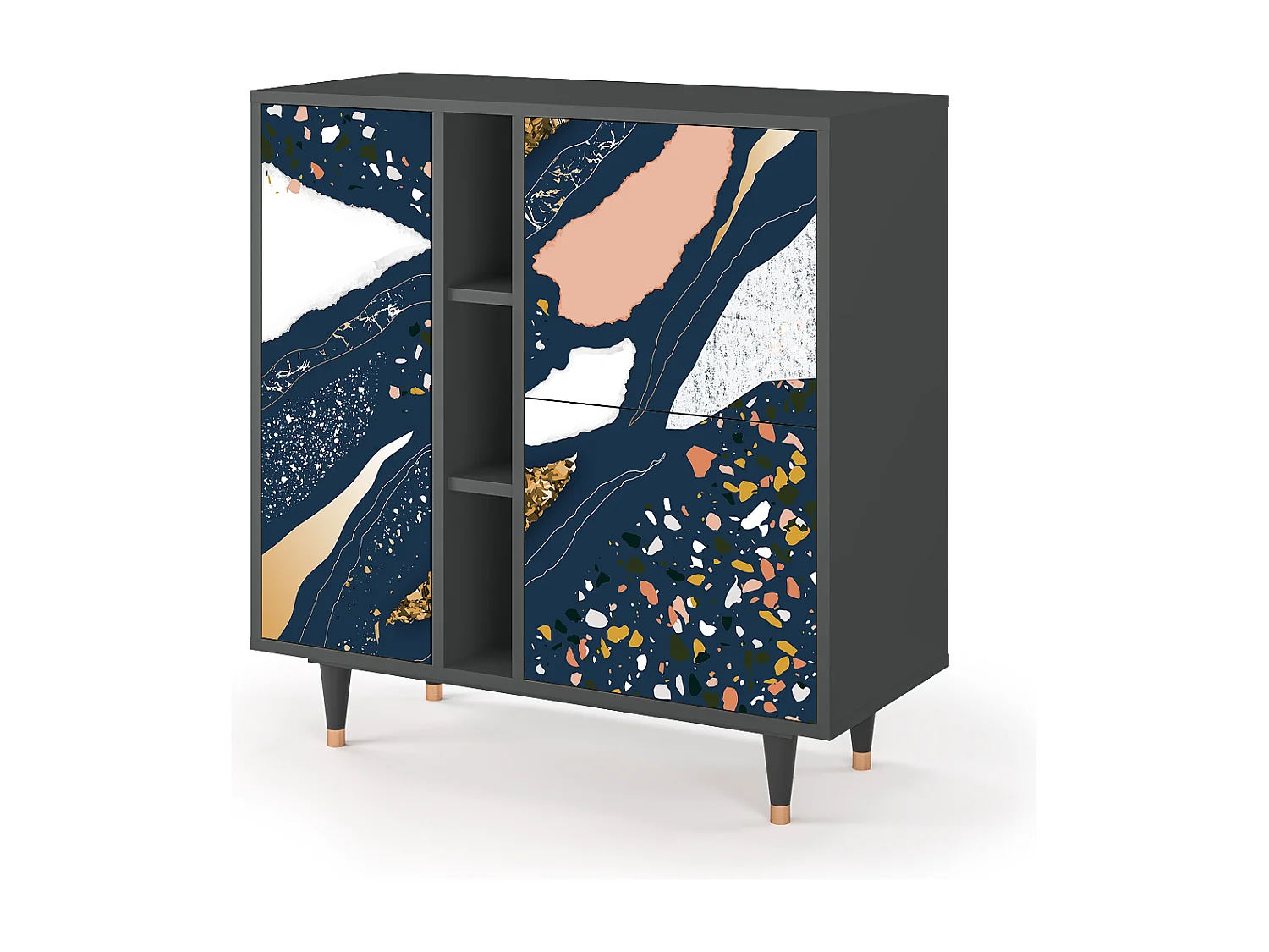 Buffet - 94х96х41 cm - BS5 - Nude Iceberg, Anthracite