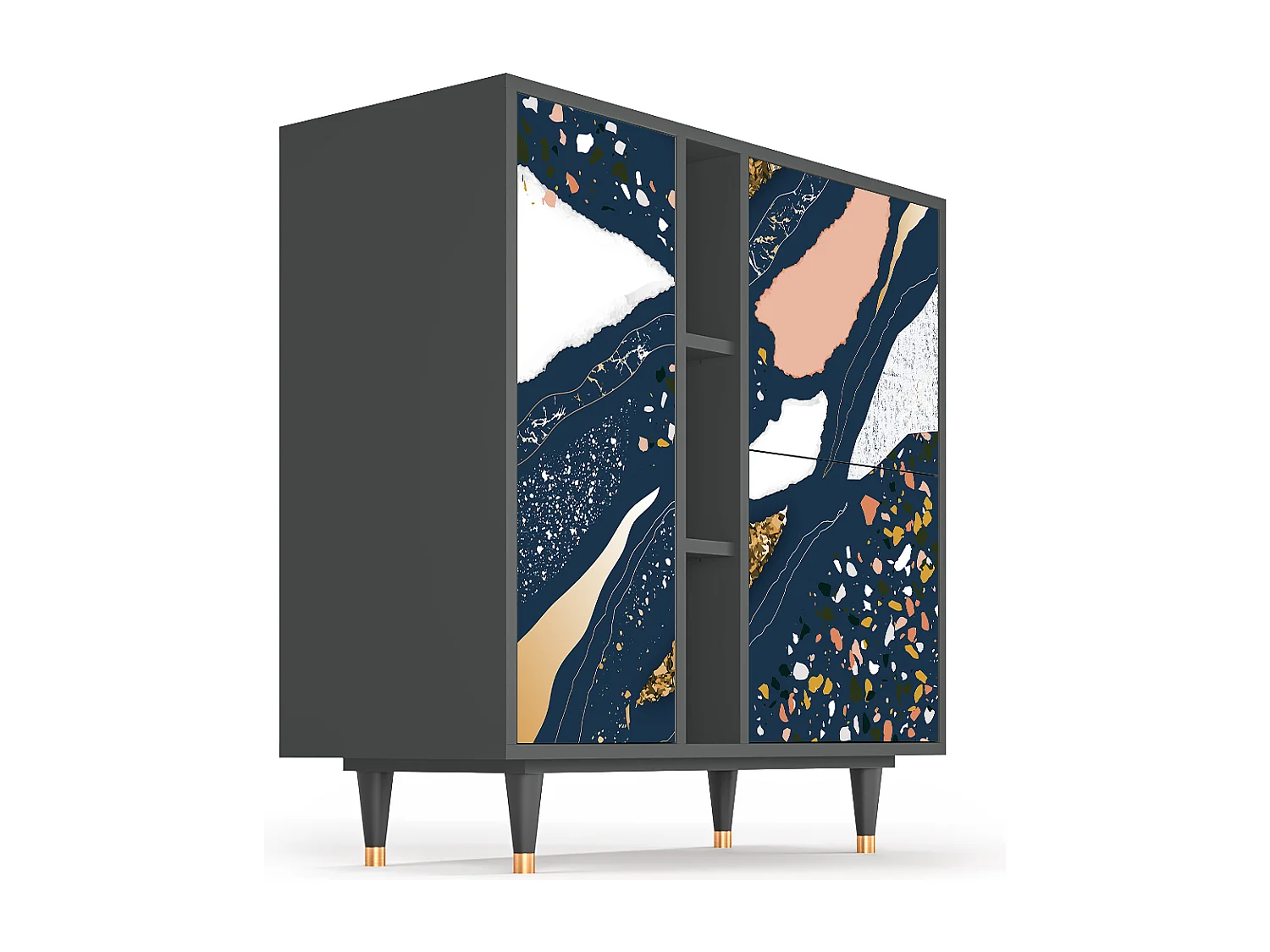 Buffet - 94х96х41 cm - BS5 - Nude Iceberg, Anthracite