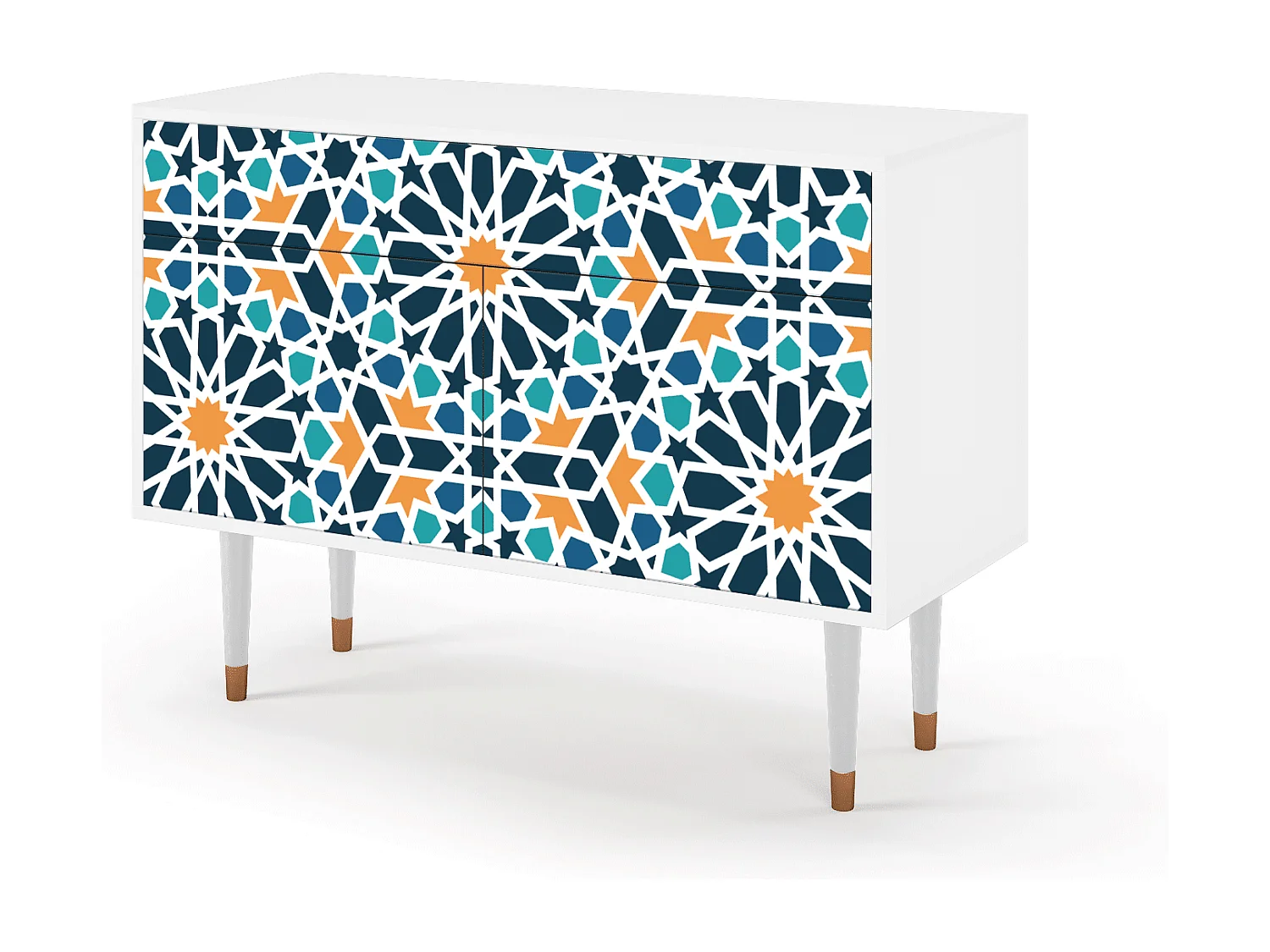 Aparador - 115x85x48 cm - BS4 - Kaleidoscope, Branco