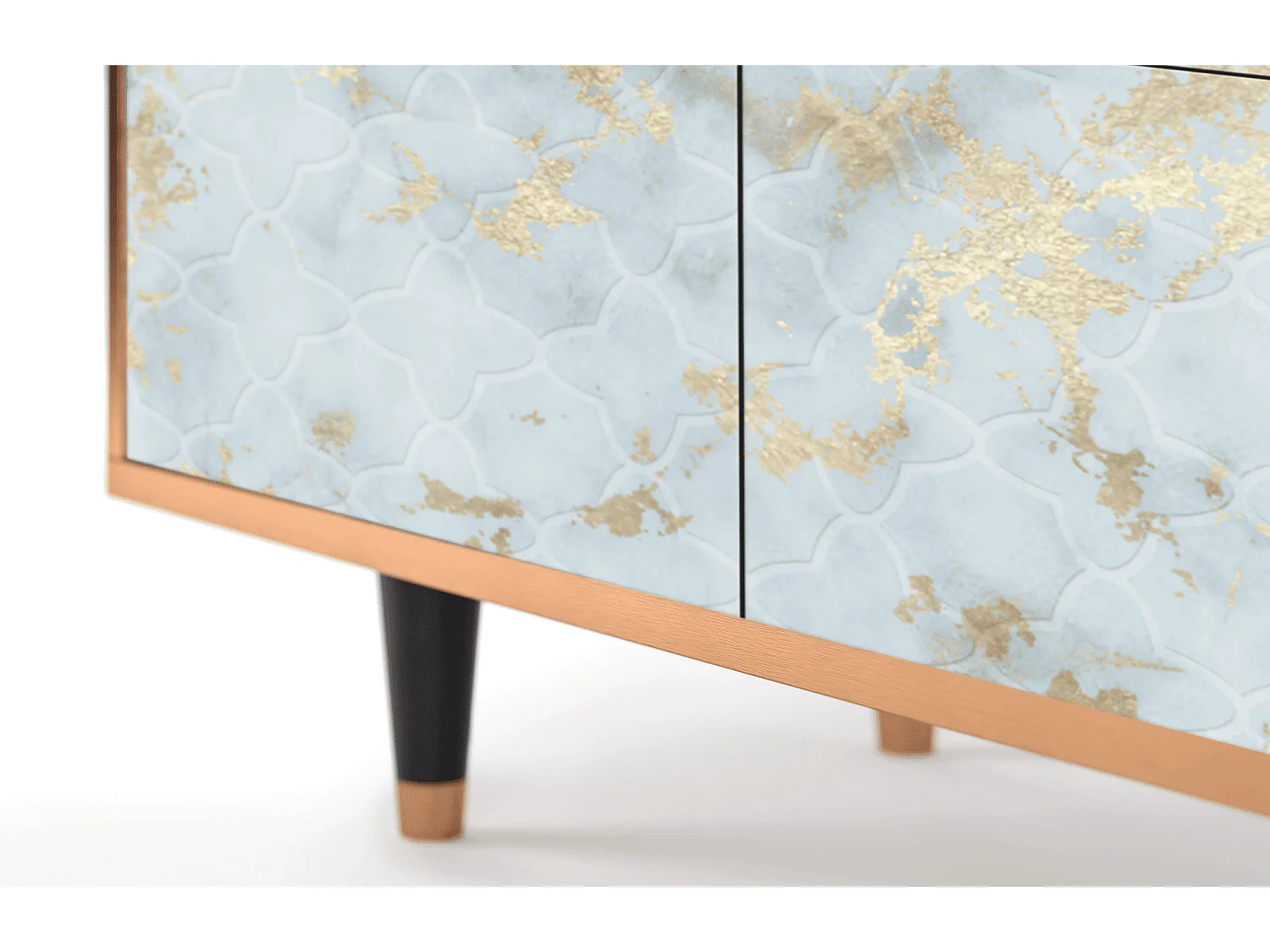 Buffet - 94x96x48 cm - BS3 - Golden Waves, Noyer