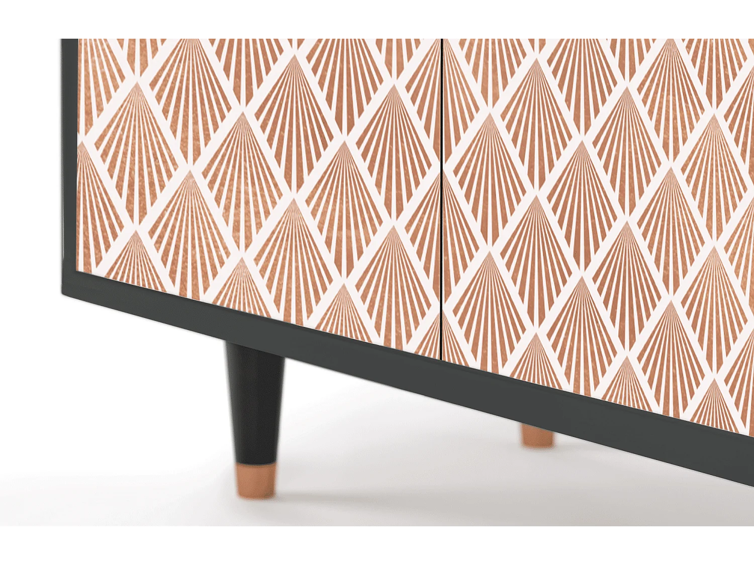 Dressoir - 94x96x48 cm - BS3 - Pastel Sunrise, Antraciet