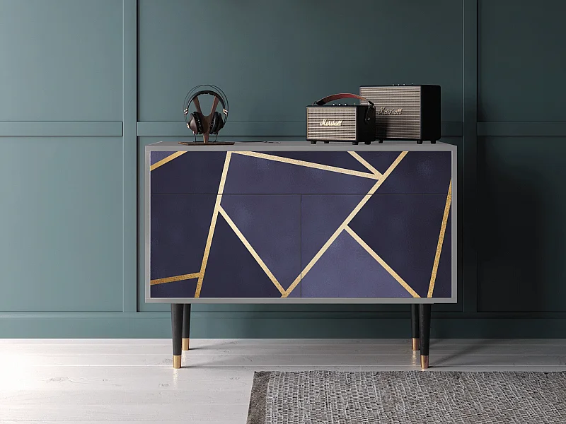 Credenza - 115x85x48 cm - BS4 - The Amethyst, Grigio