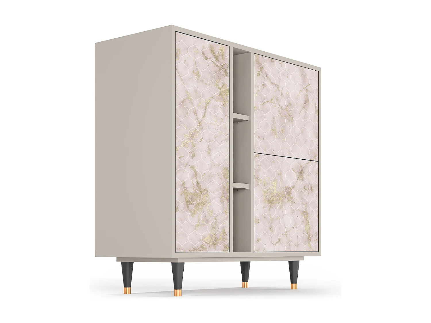 Credenza - 94х96х41 cm - BS5 - Dirty Roses, Sabbia