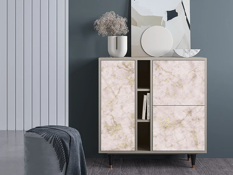 Credenza - 94х96х41 cm - BS5 - Dirty Roses, Sabbia