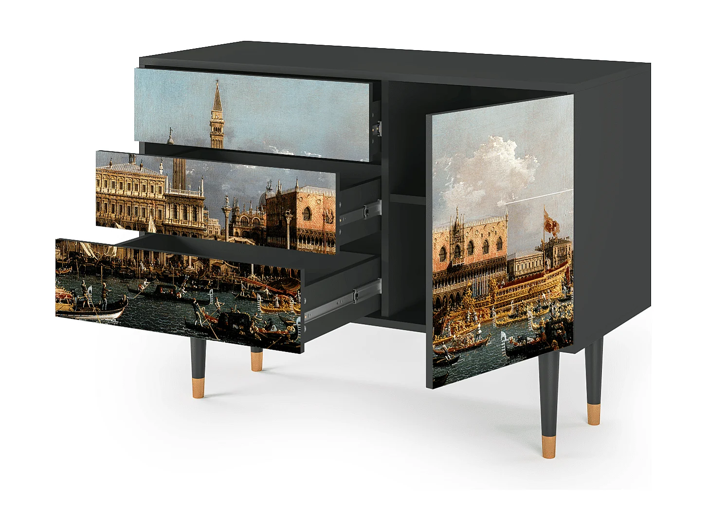Sideboard - 115х84х41 cm - S3 - The Bucintoro, Anthrazit