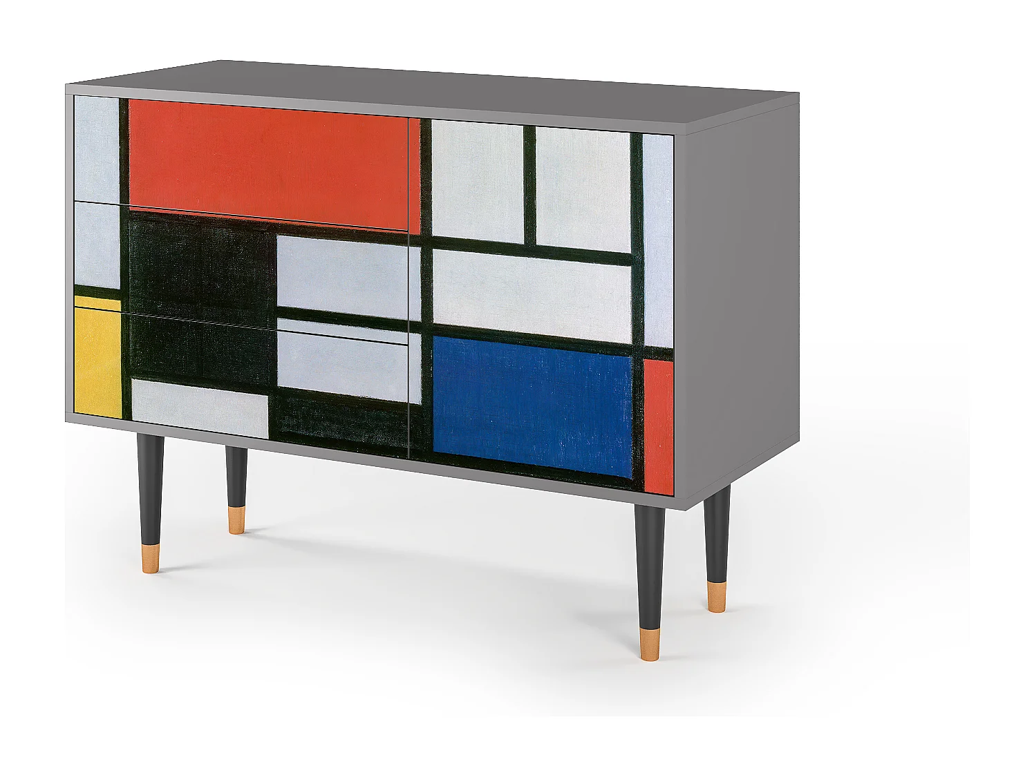 Buffet - 115х84х41 cm - S3 - Composition, Gris