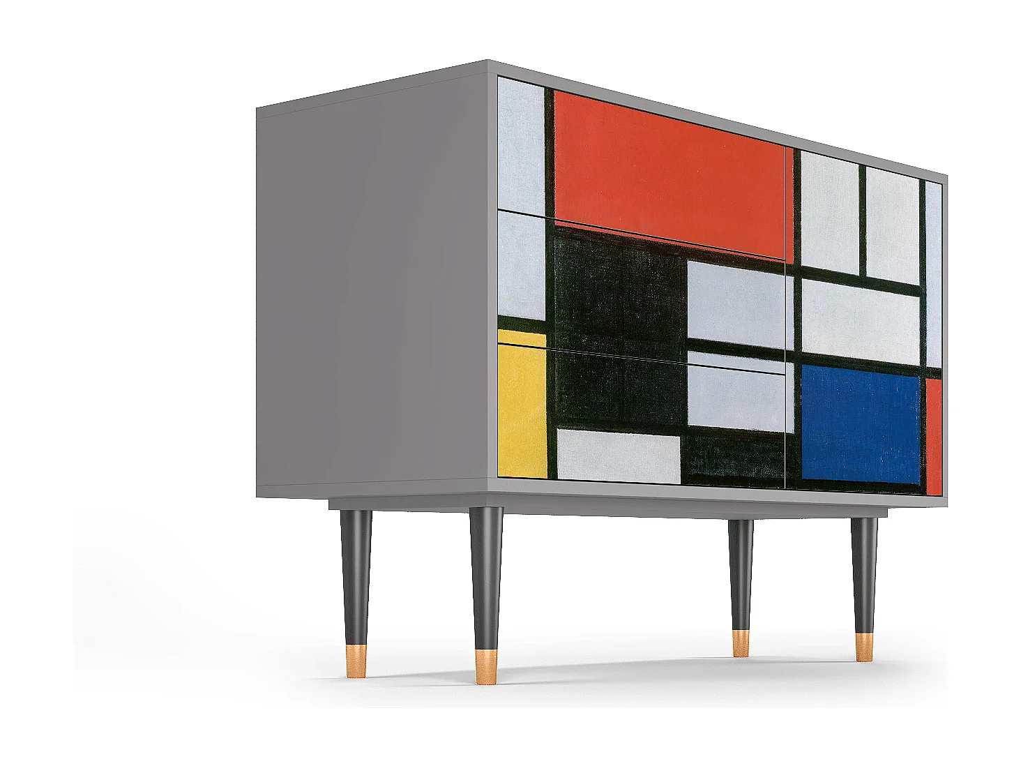 Dressoir - 115х84х41 cm - S3 - Composition, Grijs