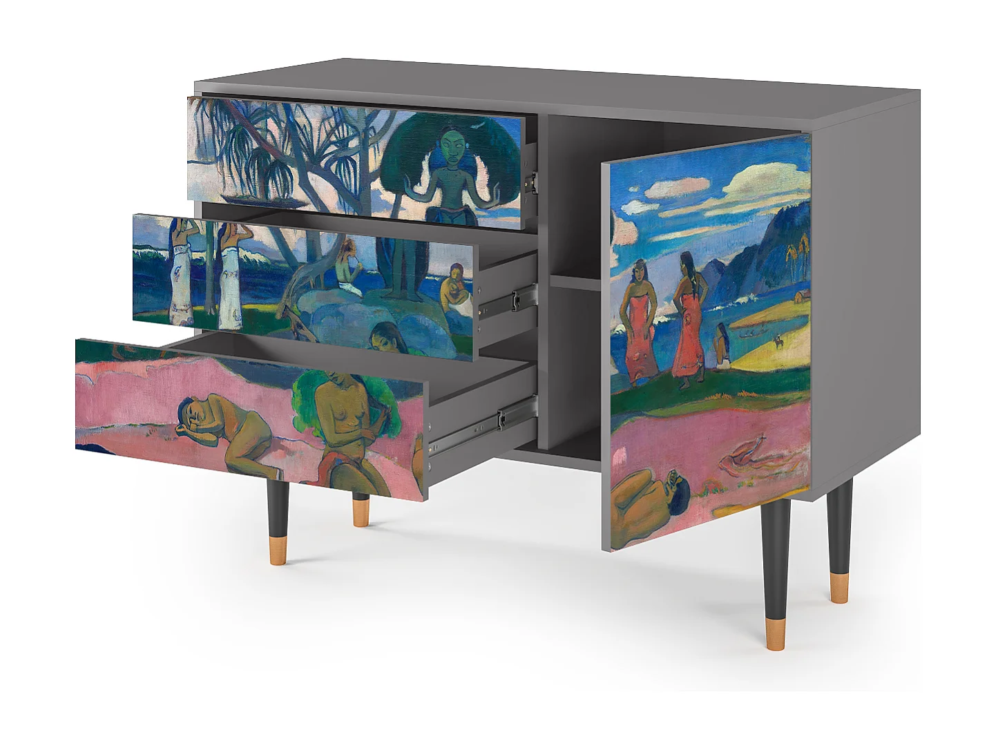 Dressoir - 115х84х41 cm - S3 - Composition, Grijs