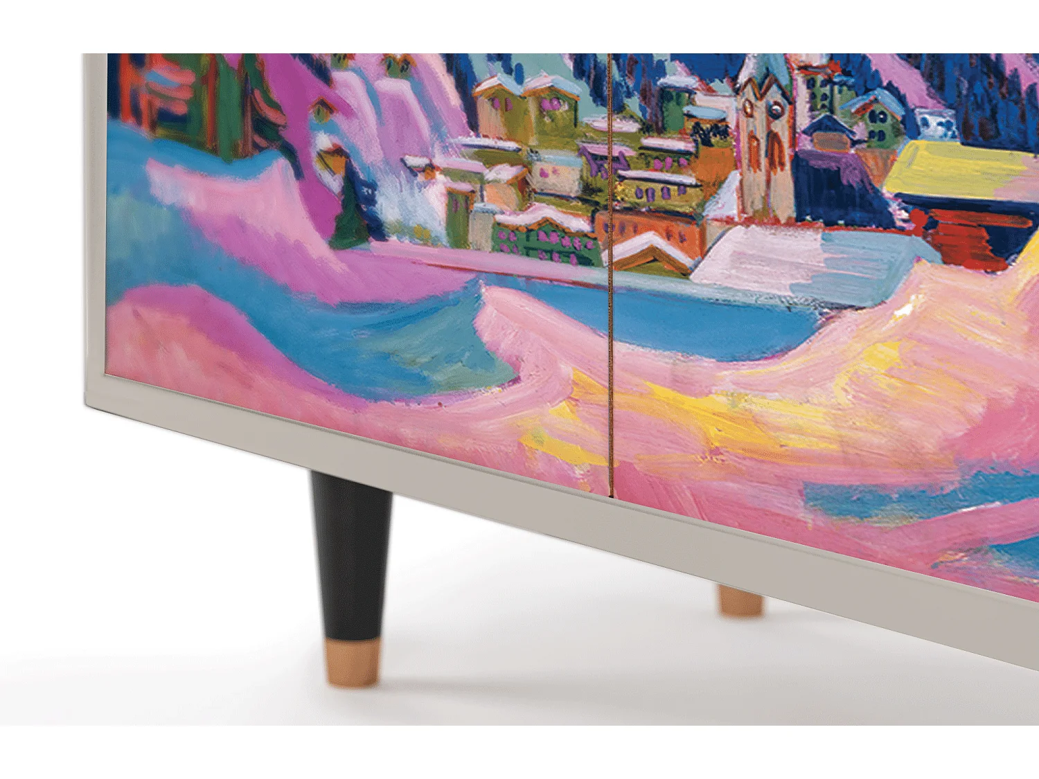 Credenza - 94x96x48 cm - BS3 - Davos Winter, Sabbia