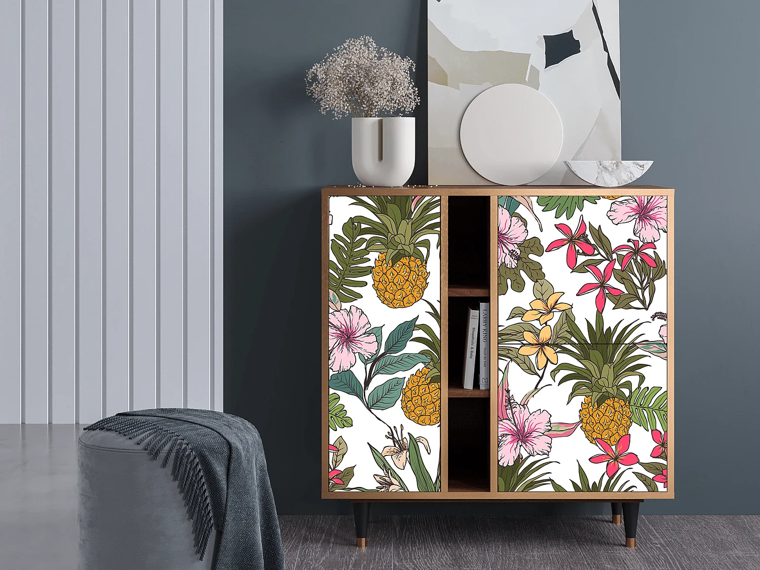 Dressoir - 94х96х41 cm - BS5 - Estival Fruit, Walnoot