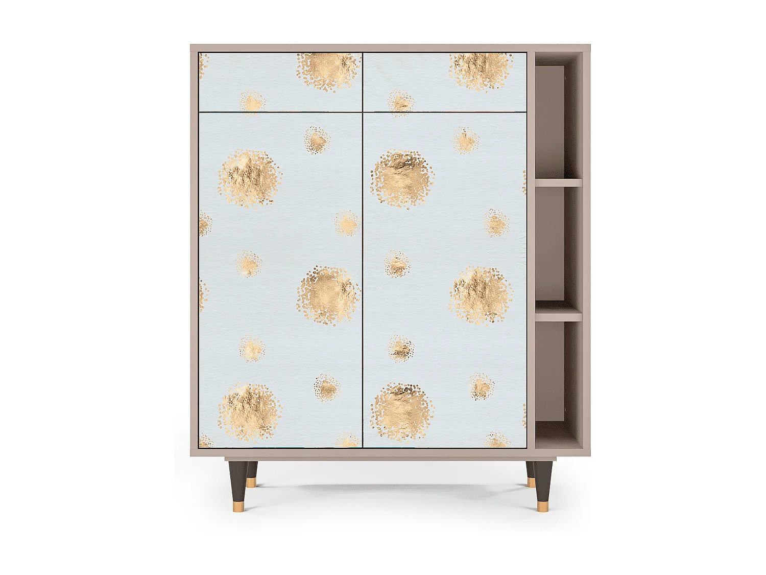 Sideboard - 96х110х41 cm - BS6 - Sky Latte, Latte