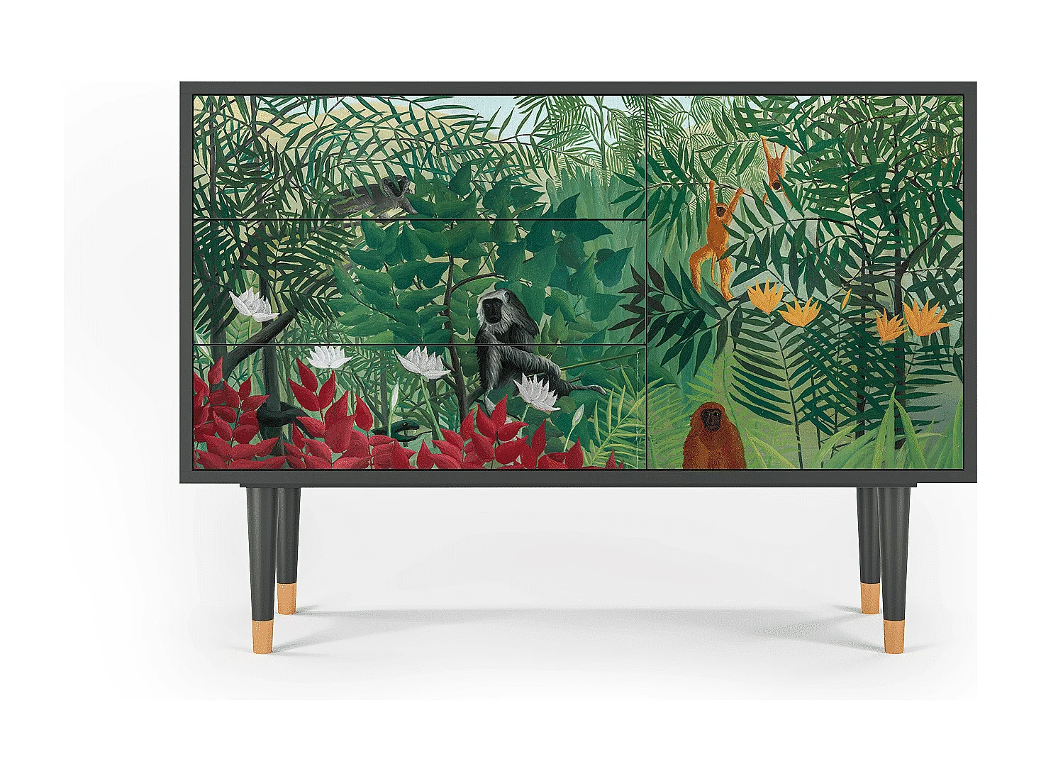 Credenza - 115х84х41 cm - S3 - Jungles in Paris, Antracite