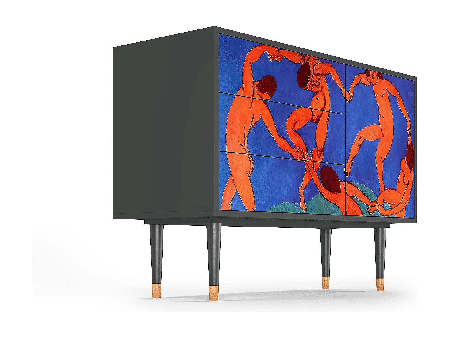 Credenza - 115х84х41 cm - S3 - Jungles in Paris, Antracite